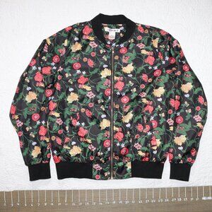 Say What? Floral Bouquet Cropped Lightweight Jacket